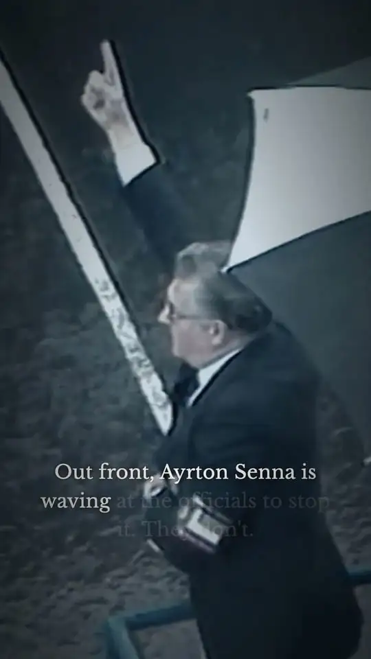 Thumbnail of the Short: Senna asked them to stop the race he was leading